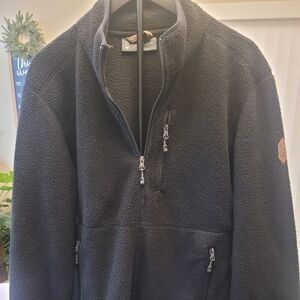 Free Country Men's Charcoal Zip-Up Sweater